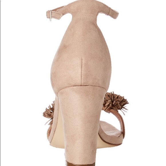 Sexy Madden Girl Blush Fabric Belize Sandal 7M - Picture 3 of 7